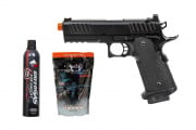 Room Clearing Package #2 ft. Army Armament R603 Hi-Capa Gas Blowback Airsoft Pistol (Black)