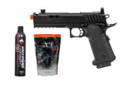 Room Clearing Package #3 ft. Army Armament R604 Hi-Capa Gas Blowback Airsoft Pistol (Black)