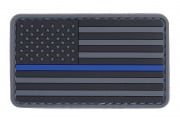 Emerson US Flag PVC Patch Velcro (Gray/Black/Blue)