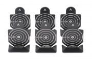 Tac 9 Industries Type A Metal Shooting Targets - 6 Pack (Black)