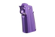 Atlas Custom Works CNC Aluminum Type 5 Grip for TM Marui Hi-Capa GBB Airsoft Pistols (Purple)