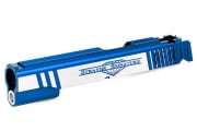 Airsoft Masterpiece "Infinity Strayer" Slide for 5.1 Hi-Capa GBB Airsoft Pistols (Blue & Silver)