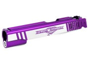 Airsoft Masterpiece "Infinity Strayer" Slide for 5.1 Hi-Capa GBB Airsoft Pistols (Purple & Silver)