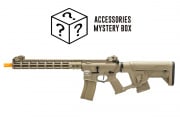 Mayo Gang Accessories Mystery Box Airsoft Combo #16 w/ Lancer Tactical Archon Alpha 14" M-LOK Gen 2 Full Metal M4 AEG (Tan)
