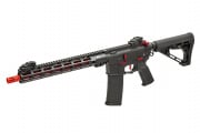 MAYO GANG MGC4 MK2 FULL METAL M4 AEG W/ ETU AIRSOFT RIFLE (BLACK & RED)
