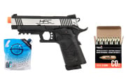 HFC HG-171 Tactical 1911 CO2 Blowback Pistol CO2 Combo (Black/Silver) HFC HG-171 Tactical 1911 CO2 Blowback Pistol CO2 Combo (Black/Silver)