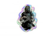 AIRSOFT GI ORIGINAL BOAZ VINYL STICKER (LIMITED EDITION HOLOGRAPHIC/ONLY 100 AVAILABLE)