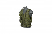Lancer Tactical Cross Draw Vest w/ Holster (OD Green)