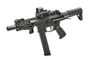 Classic Army ECS PXG 9 AEG Airsoft SMG Field Ready Combo V2 (Black)