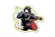 AIRSOFT GI ORIGINAL CISCO VINYL STICKER (LIMITED EDITION GLOW IN THE DARK/ONLY 100 AVAILABLE)