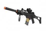 Double Eagle R36C TacSpec Electric AEG Airsoft Rifle w/ Flashlight and Red Dot Scope