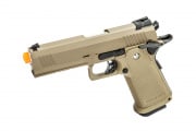JG Golden Eagle IMF 3303 OPS-M.RP Tactical Hi-Capa GBB Airsoft Pistol (Dark Earth)