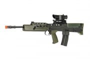 HFC L85 A1 with Scope Carbine Spring Airsoft Rifle (Black/OD Green)