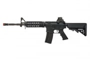 LCT Airsoft M4 Carbine AEG Airsoft Rifle w/ Quad Rail (Black)