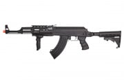 Lancer Tactical LT-728C Tactical AK Carbine AEG Airsoft Rifle w/ Retractable Stock (Black/No Battery & Charger)