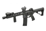 Lancer Tactical Gen 3 Hellion M-LOK 10" Airsoft M4 AEG with Delta Stock Field Ready Combo V2 (Black)