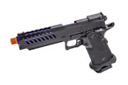 Lancer Tactical Knightshade Hi-Capa Gas Blowback Airsoft Pistol (Black/Blue)