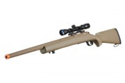 Lancer Tactical Airsoft M24 Bolt Action Sniper Rifle w/ Scope (Dark Earth)