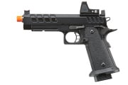 Lancer Tactical Heracles Hi-Capa Gas Blowback Airsoft Pistol w/ Optic (Black)