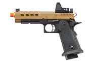 Lancer Tactical Heracles Hi-Capa Gas Blowback Airsoft Pistol w/ Optic (Tan/Black)