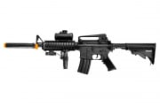 Desert Eagle TacSpec M4 Rifle AEG Airsoft Rifle w/ Flashlight and Red Dot Scope (Black)