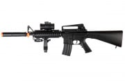 Double Eagle M83B2 M4 Tactical RIS Carbine LPEG Airsoft Rifle w/ Mock Suppressor (Black)