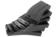 ICS M4/M16 45 rd. AEG Standard Capacity Magazine - 6 Pack (Blk)