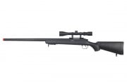 WELL VSR-10 Bolt Action Airsoft Rifle w/ Scope (Black/Long)