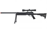Well MB06 ASR SR-2 Bolt Action Sniper Airsoft Rifle Scope & Bipod Package (Black)