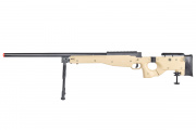 WELL MB08TBIP L96 AWP Bolt Action Airsoft Rifle With Folding Stock & Bipod (Tan)