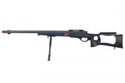 WELL MB10BBIP Bolt Action Airsoft Rifle With Fluted Barrel And Bipod (Black)