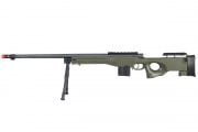 WELL MB4402GBIP Bolt Action Airsoft Rifle With Fluted Barrel And Bipod (OD Green)