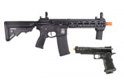 MAYO GANG MGC4 M4 FULL METAL W/ ETU AEG AIRSOFT GUN COMBO #8 LANCER TACTICAL STRYK 5.1 GBB AIRSOFT PISTOL