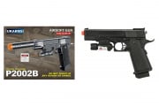 UK Arms P2002B M1911 Spring Airsoft Pistol w/ Laser (Black)