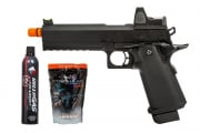 Raven Airsoft 5.1 Hi Capa GBB Airsoft Pistol w/ Micro Red Dot Starter Package (Black)