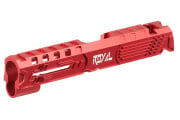 Dr. Black Royal Aluminum Slide for TM Hi-CAPA 4.3 GBB Airsoft Pistols (Red)