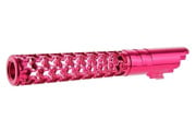 Dr. Black CNC Aluminum GEOM Outer Barrel For TM Hi-CAPA 5.1 GBB Airsoft Pistols (Pink)