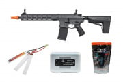 Classic Army Package #10 ft. Nemesis Gen2 LS12 M4 Carbine AEG Airsoft Rifle w/ BAS Stock (Grey)