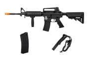 Combat Load Package #8 ft. Lancer Tactical LT04B Gen 2 SOPMOD M4 RIS Carbine AEG Airsoft Rifle (Black)