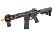 MAYO GANG MGC4 MK1 FULL METAL M4 AEG W/ ETU AIRSOFT RIFLE (BLACK & RED)