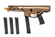Zion Arms R&D Precision PW9 9mm Airsoft AEG Pistol Caliber Carbine (Bronze) X9 Mid Cap 3 Pack