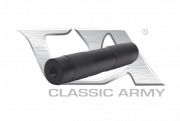 Classic Army 35 x 140 mm 14mm CCW Airsoft Silencer (Black)