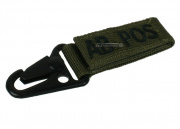 Condor Outdoor AB Positive Blood Type Key Chain (OD Green)