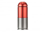 Atlas Custom Works Airsoft 120 rd. Grenade Shell (Black/Red)