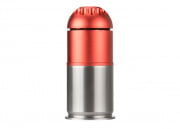 Atlas Custom Works Airsoft 96 rd. Grenade Shell (Black/Red)