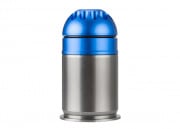 Atlas Custom Works Airsoft 60 rd. Grenade Shell (Blue/Silver)