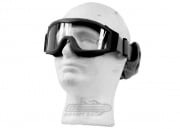Lancer Tactical CA-201B Airsoft Safety Clear Lens Goggles Basic (Black)