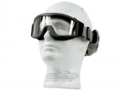 Lancer Tactical CA-201G Airsoft Safety Clear Lens Goggles Basic (OD Green)