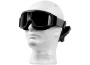 Lancer Tactical CA-203B Airsoft Safety Smoke/Clear/Yellow Multi Lens Kit Goggles Basic (Black)
