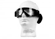 Lancer Tactical CA-231B Airsoft Safety Clear Lens Frameless Goggles (Black)